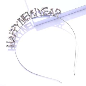 Christmas Headbands Xmas Rhinestone HAPPY NEW YEAR Hairbands Crystal Snowflake Merry Christmas Crown Hair Hoop Reindeer Antlers Headpiece