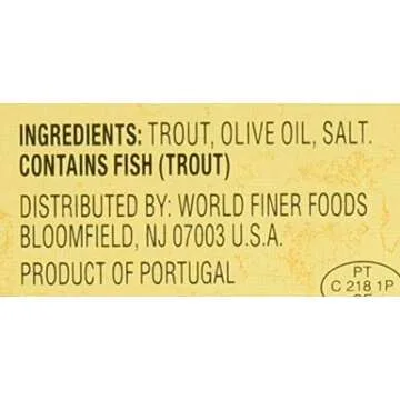 Reese Golden Smoked Fillet of Trout, 3.75 Ounce - 10 per case.