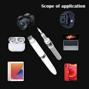 Cleaner Kit,Cleaning Pen 4 in 1 Multi-Function Cleaner Set Tool Soft Brush for Computer/Camera/Phone...