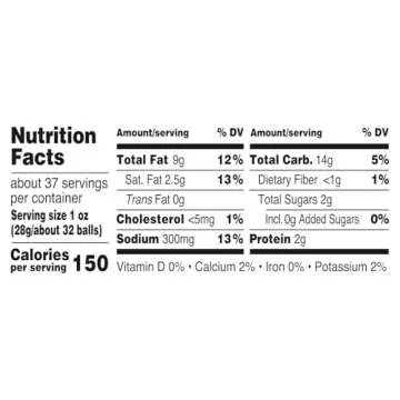 Utz Cheese Balls Barrel, Tasty Snack Baked with Real Cheddar Cheese, Delightfully Poppable Party Snack, Gluten, Cholesterol and Trans-Fat Free, Kosher Certified, 36.5 Oz