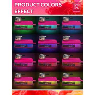 Pink Hookah Set With Everything - Premium Pink Hookah Set And Bag For Travel Flat Hookah Box Hookah Set With Charcoal Holder & Coal Cover- Travel Hookah Set With Everything by M. ROSENFELD