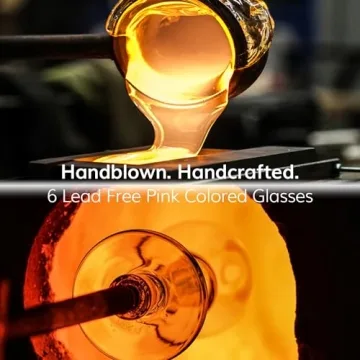 Elegant Blushed Pink Wine Glasses Set for All Occasions