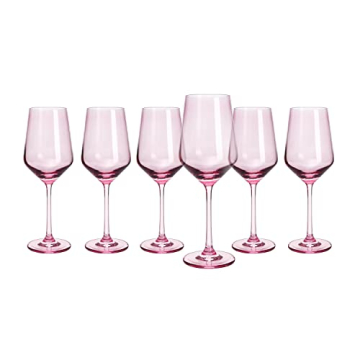 Elegant Blushed Pink Wine Glasses Set for All Occasions
