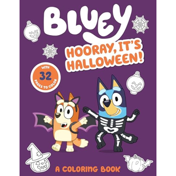 Bluey's Halloween Coloring Adventure for Kids