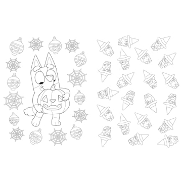 Bluey's Halloween Coloring Adventure for Kids