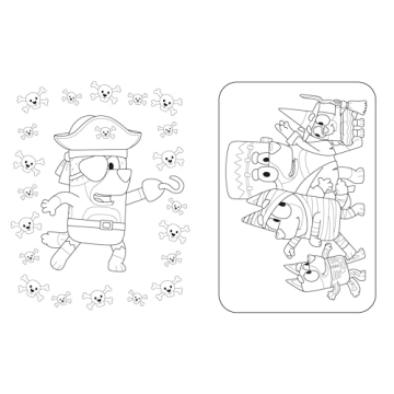 Bluey's Halloween Coloring Adventure for Kids