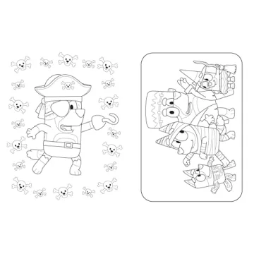 Bluey's Halloween Coloring Adventure for Kids