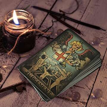 SincereZ Tarot Cards Deck with Guidebook for Beginners&Expert, Vintage and Classic Rider Waite Tarot Decks,Fortune Telling Game