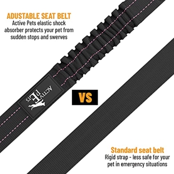 Adjustable Active Pets Dog Seatbelt for Safe Travel