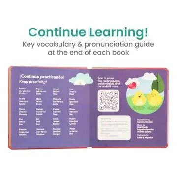 Binibi Spanish Musical Book for Babies & Toddlers 1-3 Los Pollitos Dicen & Other Nursery Rhymes | Spanish Learning for Kids | Bilingual Children's Book | Sound Book | Libro en español para bebés