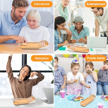 Mini Bowling Game Set for Desk Fun and Gifts