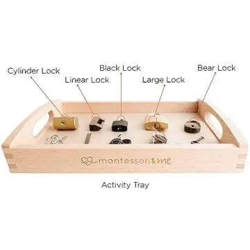 Montessori Lock and Key Toy Set for Kids - Educational Fun