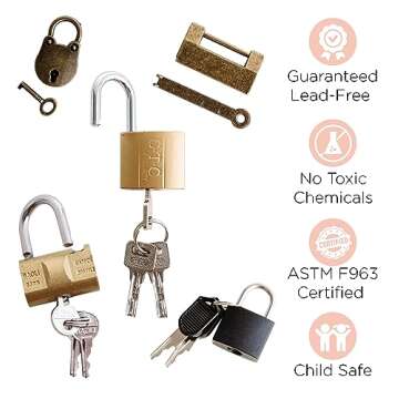 Montessori Lock and Key Toy Set for Kids - Educational Fun