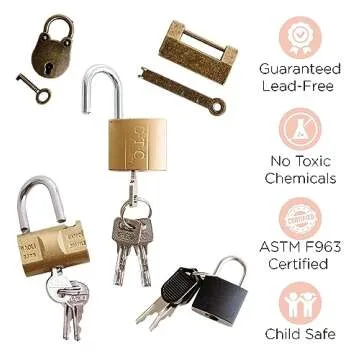 Montessori Lock and Key Toy Set for Kids - Educational Fun