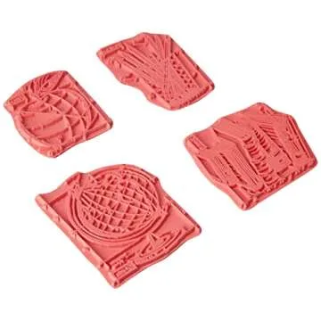 Stampers Anonymous Tim Holtz Mini Blueprints Strip Cling Stamps 3"X10", Schoolhouse, Grey, 3" by 10"