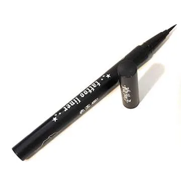 Kat Von D Tattoo Liner Waterproof Liquid Eyeliner in Trooper Black Full Size UNBOXED