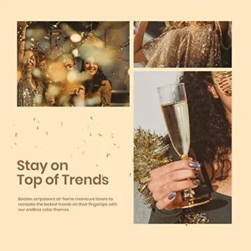 Beetles Gel Nail Polish Set, 6 Stellar Colors for Home Manicures