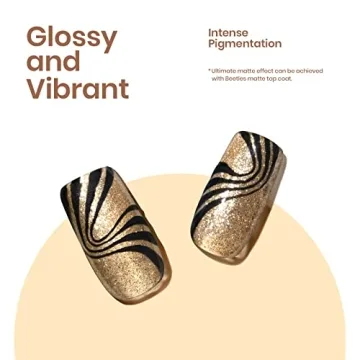 Beetles Gel Nail Polish Set, 6 Stellar Colors for Home Manicures