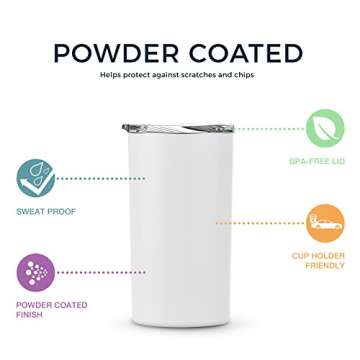 Maars 12 oz Double Wall Tumbler - Travel Friendly Drinkware