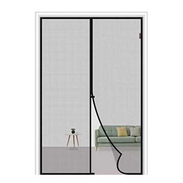 MAGZO Magnetic Screen Door for 36 x 96 Inch Doors - Durable Pet-Friendly Solution