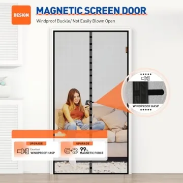 MAGZO Magnetic Screen Door for Bug-Free Fresh Air