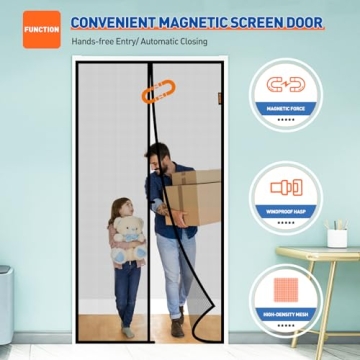 MAGZO Magnetic Screen Door for Bug-Free Fresh Air