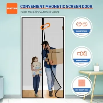 MAGZO Magnetic Screen Door for Bug-Free Fresh Air