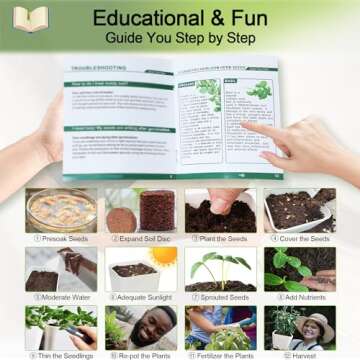 Herb Garden Kit Indoor Starter Kit for Fresh Home Grown Herbs