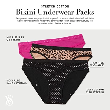 Victoria's Secret Women's Cotton Bikini Underwear Pack