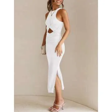 ANRABESS Women's Bodycon Cutout Dress for Summer Events