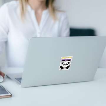 MEPLUM Non Binary Pride Stickers, 110 Pcs Pride Stickers Bulk for Non-Binary Pride Stuff, Waterproof Vinyl LGBTQ Nonbinary Pride Stickers Pack, Non Binary Pride Present Accessories Decorations