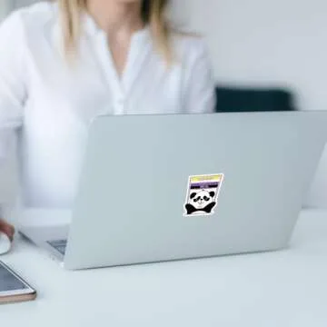 MEPLUM Non Binary Pride Stickers, 110 Pcs Pride Stickers Bulk for Non-Binary Pride Stuff, Waterproof Vinyl LGBTQ Nonbinary Pride Stickers Pack, Non Binary Pride Present Accessories Decorations