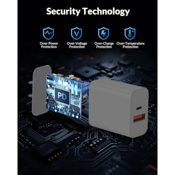 iPhone 17 40W Dual Port USB C Fast Charger Bundle