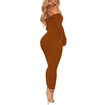 Women's Off Shoulder Bodycon Dress for Any Occasion