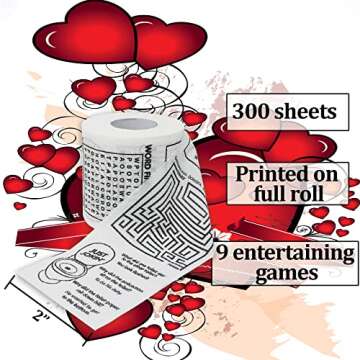 Novelty Toilet Paper Roll - Bathroom Tissue Roll - Funny Toilet Paper - Prank Gifts Gag Novelty Funn...