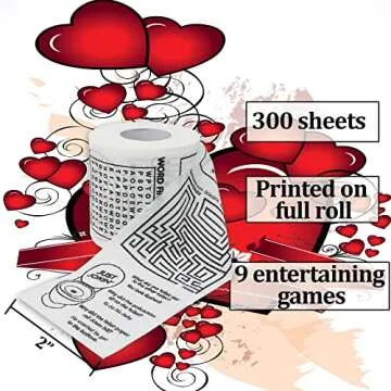 Novelty Toilet Paper Roll - Bathroom Tissue Roll - Funny Toilet Paper - Prank Gifts Gag Novelty Funn...