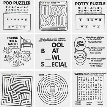 Novelty Toilet Paper Roll - Bathroom Tissue Roll - Funny Toilet Paper - Prank Gifts Gag Novelty Funny Gifts - Toilet Bathroom Fun Games - White Elephant Gifts - Unique Stocking Stuffer - Jokes