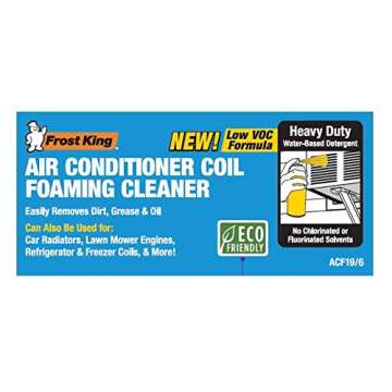 Frost King ACF19 Foam Coil Cleaner, 1.18 Pound (Pack of 1), 19 Ounce
