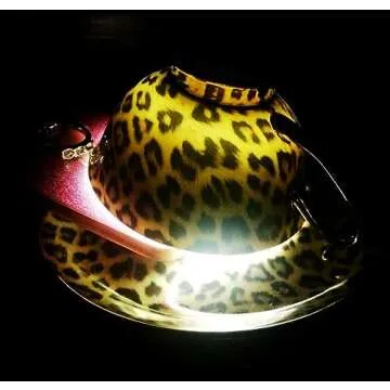 YBK Tech Euro Style Bone China Cup& Saucer Set, Ceramic Tea Coffee Cup for Home Kitchen Wedding (Leopard Pattern)