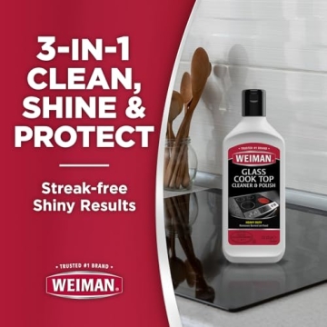 Weiman Cooktop Cleaner Kit with Scrubbing Pad and Razor