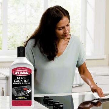 Weiman Cooktop Cleaner Kit with Scrubbing Pad and Razor