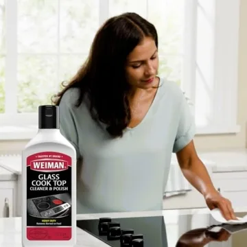 Weiman Cooktop Cleaner Kit with Scrubbing Pad and Razor