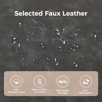 Stylish MAISON ARTS 24" Bar Stools Set of 2 for Kitchen