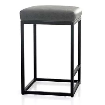 Stylish MAISON ARTS 24" Bar Stools Set of 2 for Kitchen