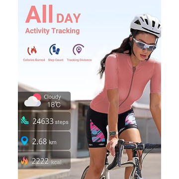 Amzhero Health Fitness Tracker - Heart Rate, Sleep & More