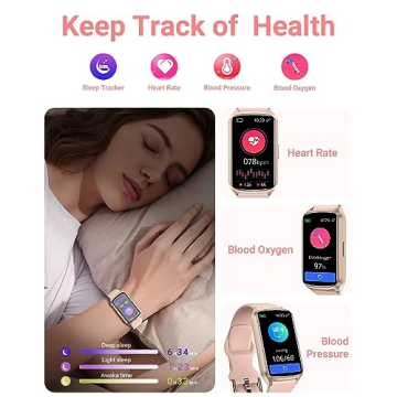 Amzhero Health Fitness Tracker - Heart Rate, Sleep & More
