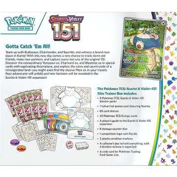 Pokemon TCG Scarlet & Violet 3.5 Pokemon 151 Elite Trainer