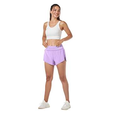Casei Women’s Quick Dry High Waisted Workout Shorts