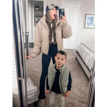 AMEBELLE Women's Stylish Winter Puffer Jacket