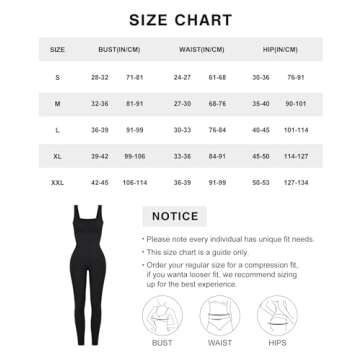 Popilush Jumpsuits for Women Built-In Sports Bra Ribbed Short Casual Summer Square Neck Rompers Sleeveless Yoga Outfits Workout Sets Black S